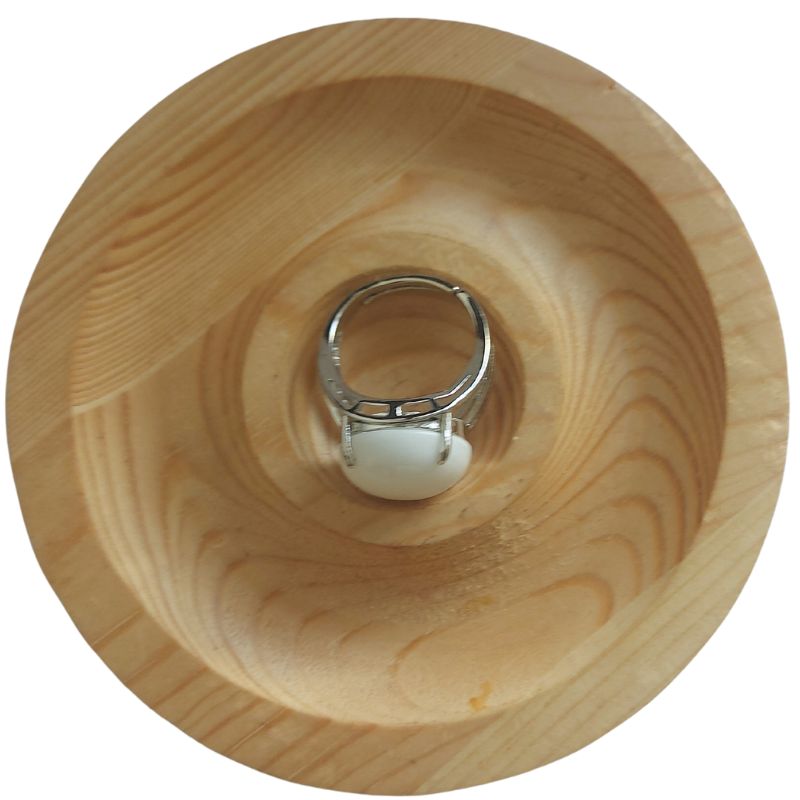 Bague Ajustable en Howlite