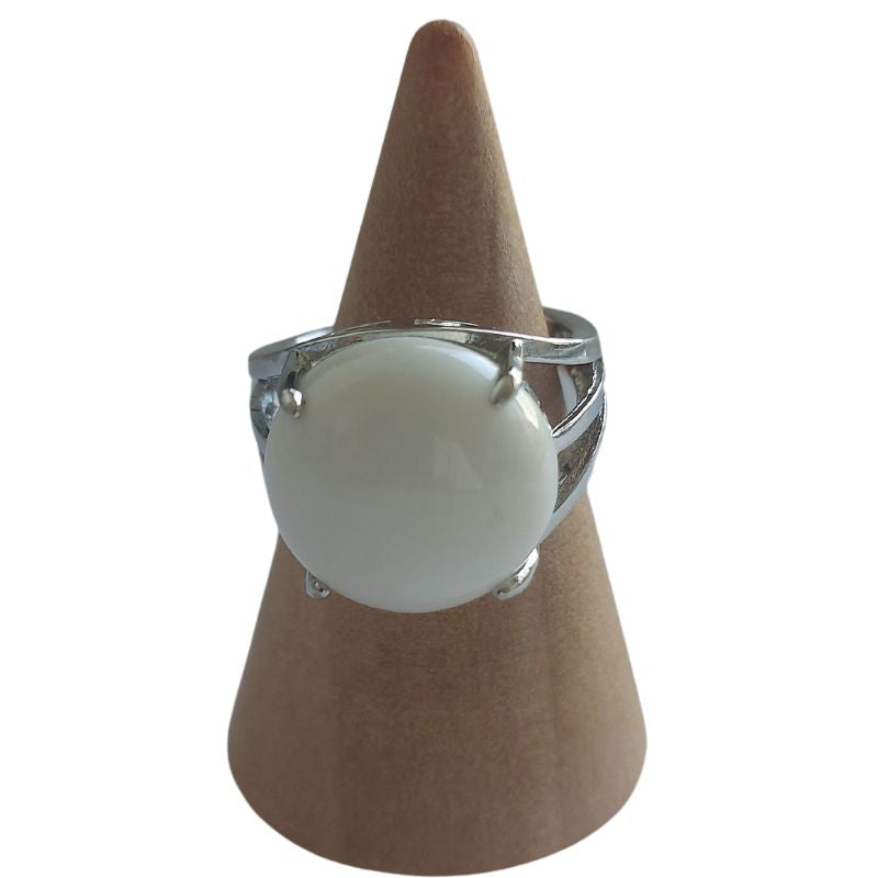 Bague Ajustable en Howlite
