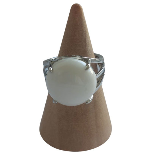 Bague Ajustable en Howlite