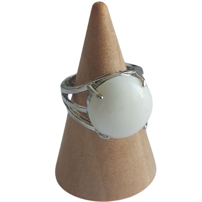 Bague Ajustable en Howlite