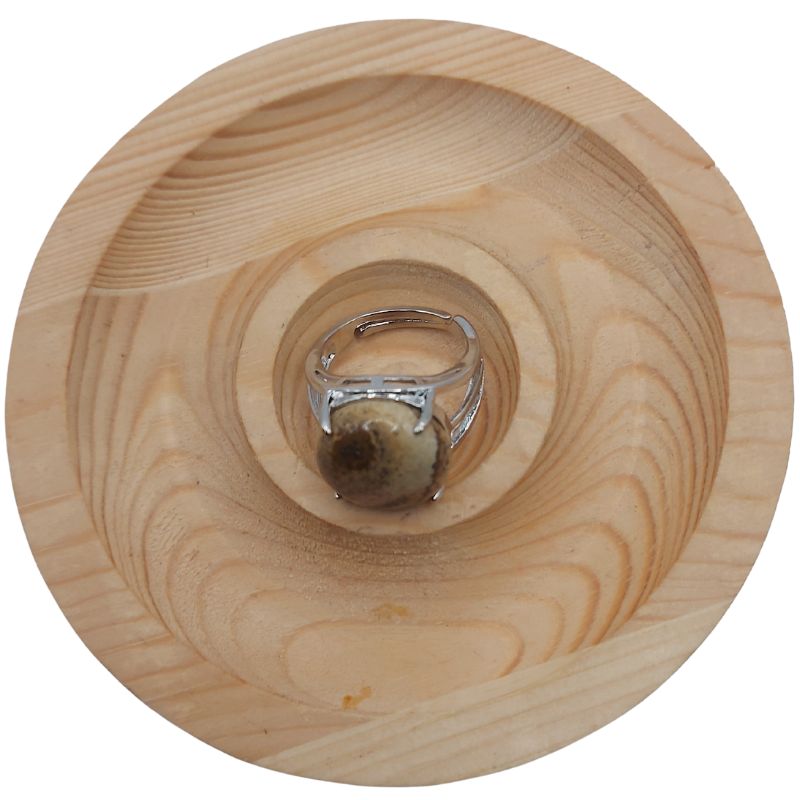 Bague Ajustable en Jaspe