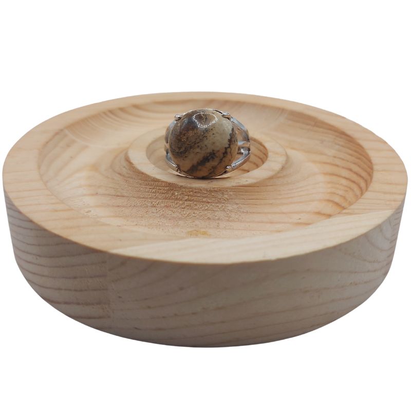 Bague Ajustable en Jaspe