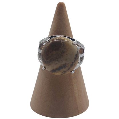 Bague Ajustable en Jaspe