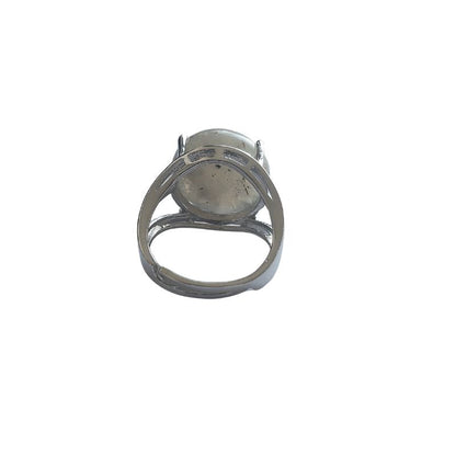Bague Ajustable en Labradorite