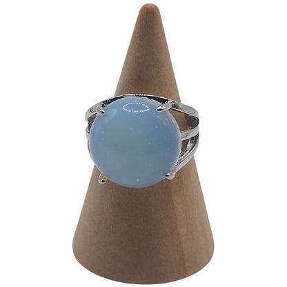 Bague Ajustable en Opale