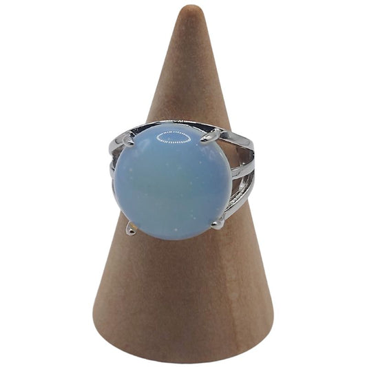 Bague Ajustable en Opale