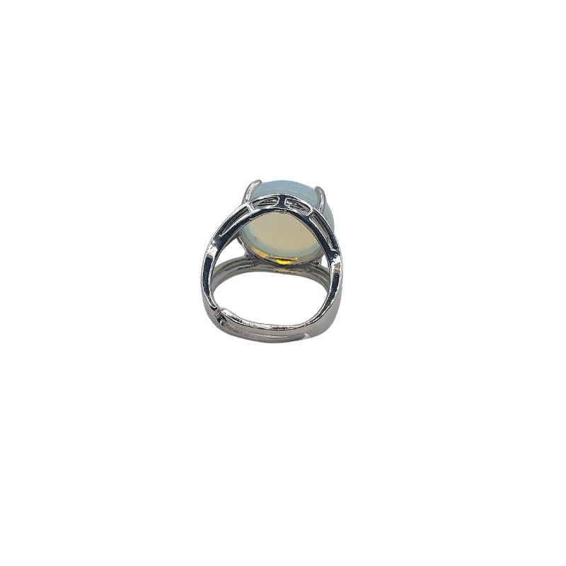 Bague Ajustable en Opale