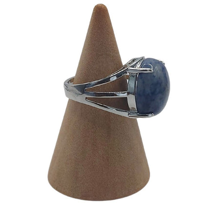Bague Ajustable en Sodalite