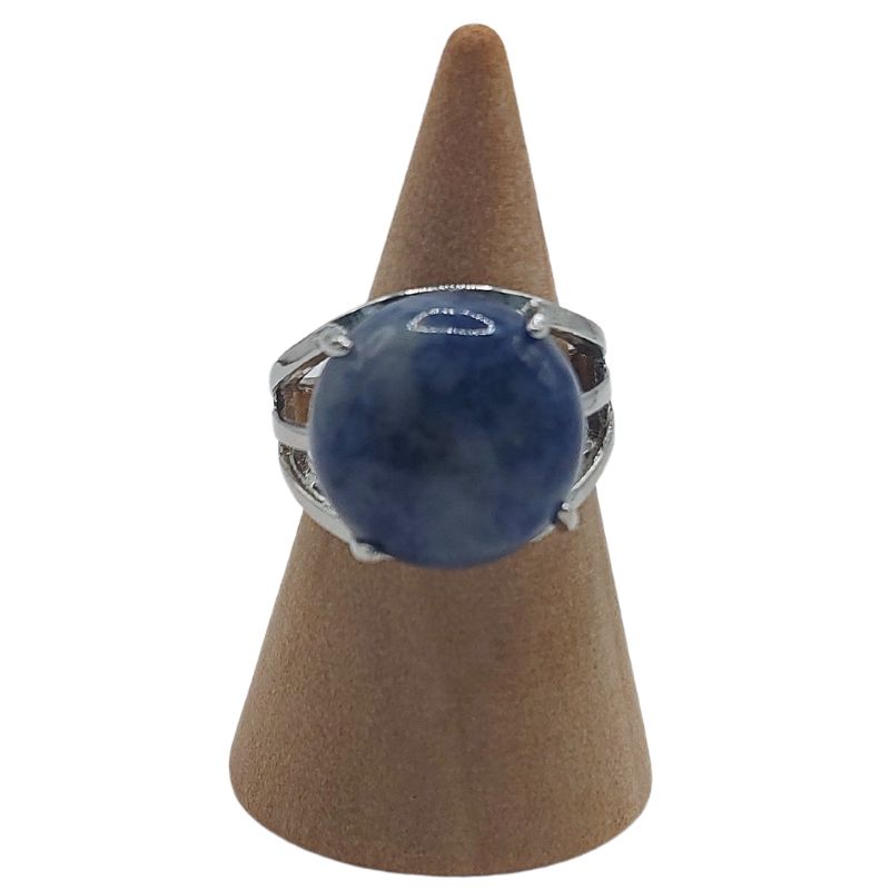 Bague Ajustable en Sodalite