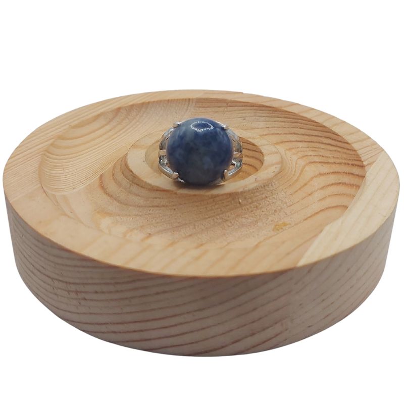 Bague Ajustable en Sodalite