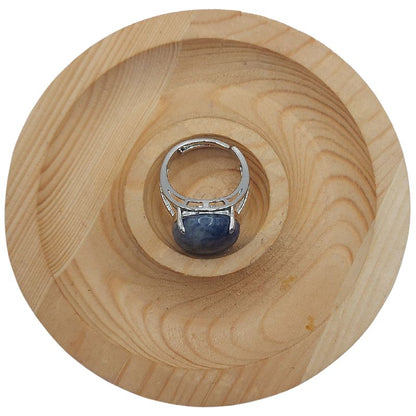 Bague Ajustable en Sodalite