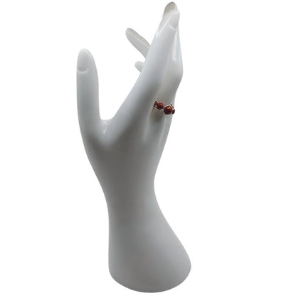 Bague De Manchette en Jaspe Rouge