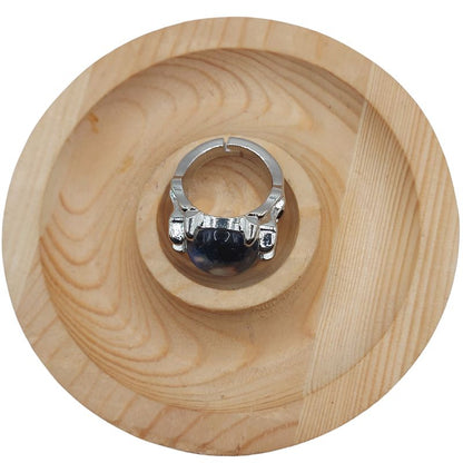 Bague Halloween - Yeux Bleu Foncé