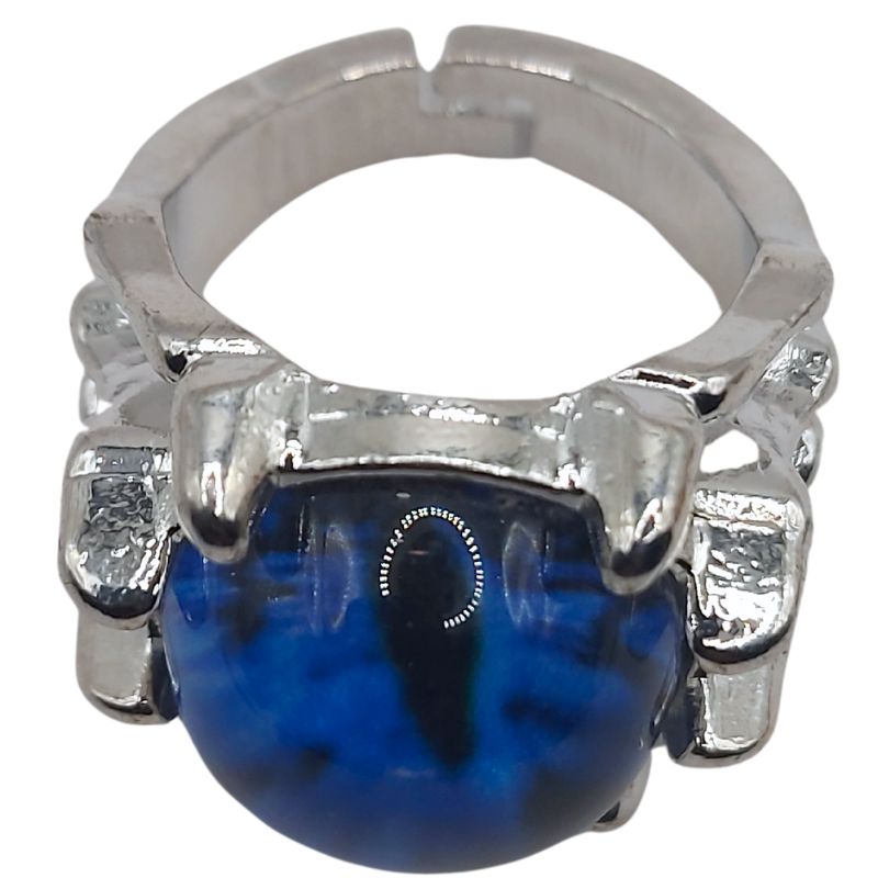 Bague Halloween - Yeux Bleu Foncé