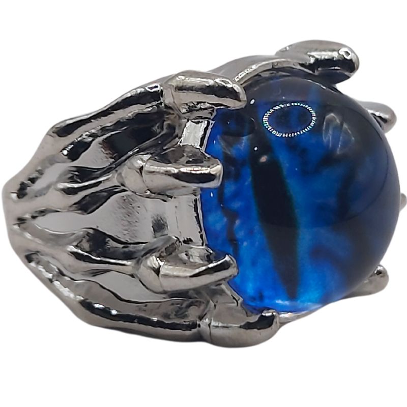 Bague Halloween - Yeux Bleu Foncé