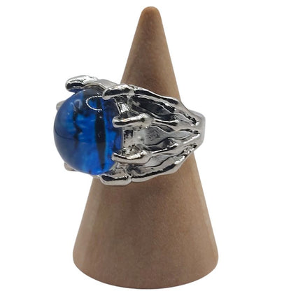 Bague Halloween - Yeux Bleu Foncé