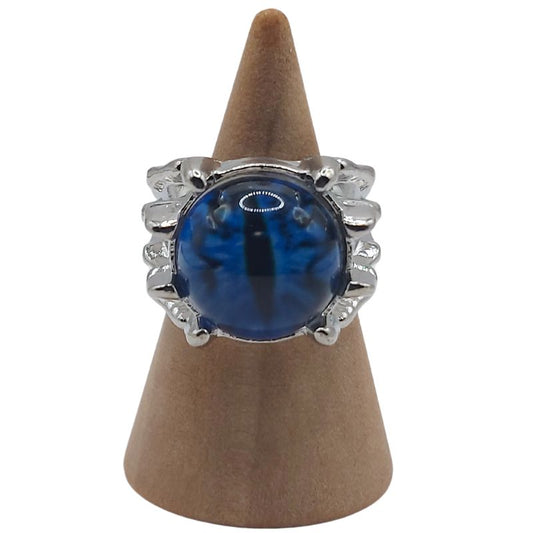 Bague Halloween - Yeux Bleu Foncé