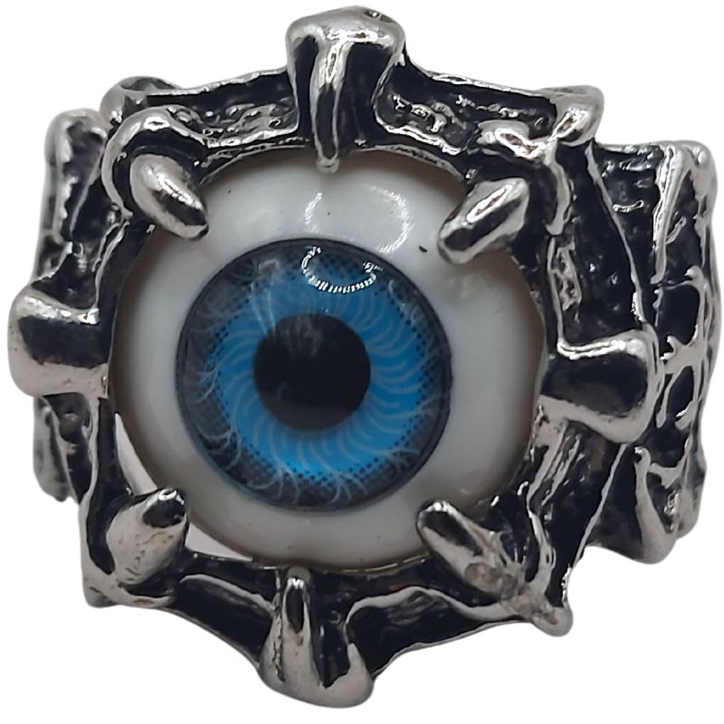 Bague Halloween - Yeux Bleu
