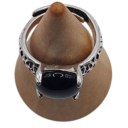 Bague Naren Mixte - Agate Noire