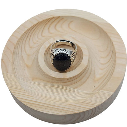 Bague Naren Mixte - Pierre de Sable Bleu