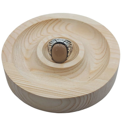 Bague Naren Mixte - Agate Grise