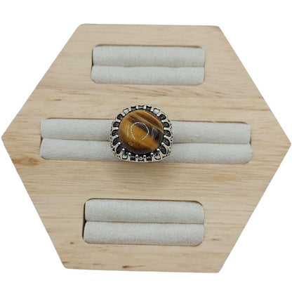 Bague Naren Mixte - Œil de Tigre