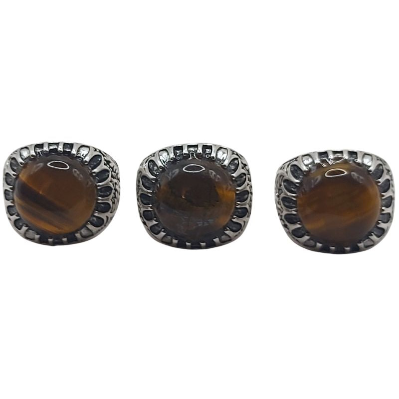 Bague Naren Mixte - Œil de Tigre