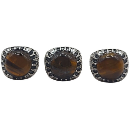 Bague Naren Mixte - Œil de Tigre