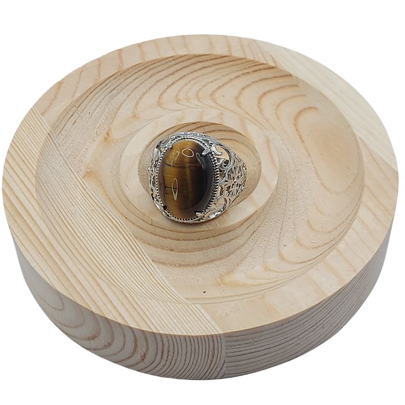 Bague Naren Mixte - Œil de Tigre