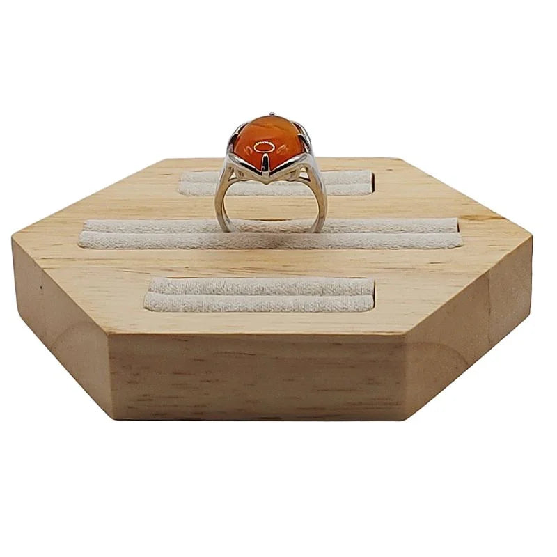 Bague Ovale Adjustable Cornaline - Qualité A