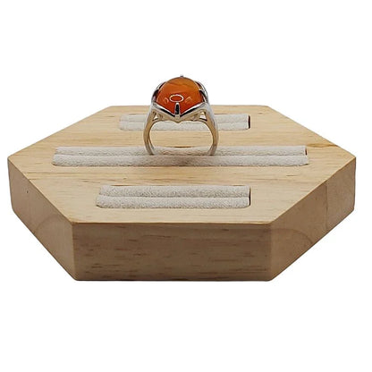 Bague Ovale Adjustable Cornaline - Qualité A