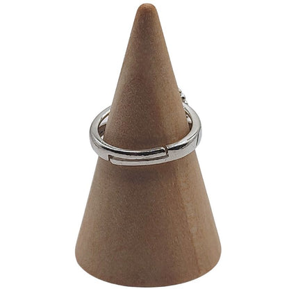 Bague Ronde Ajustable - Howlite