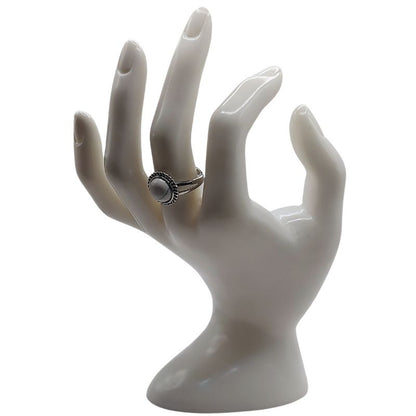 Bague Ronde Ajustable - Howlite