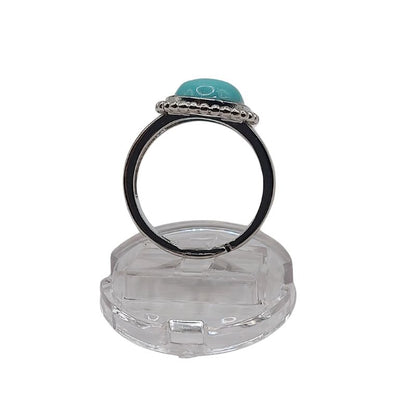 Bague Ronde Ajustable - Turquoise