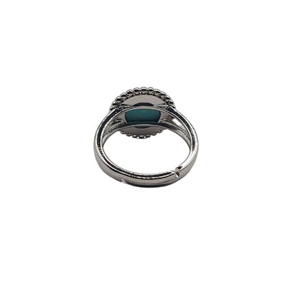 Bague Ronde Ajustable - Turquoise