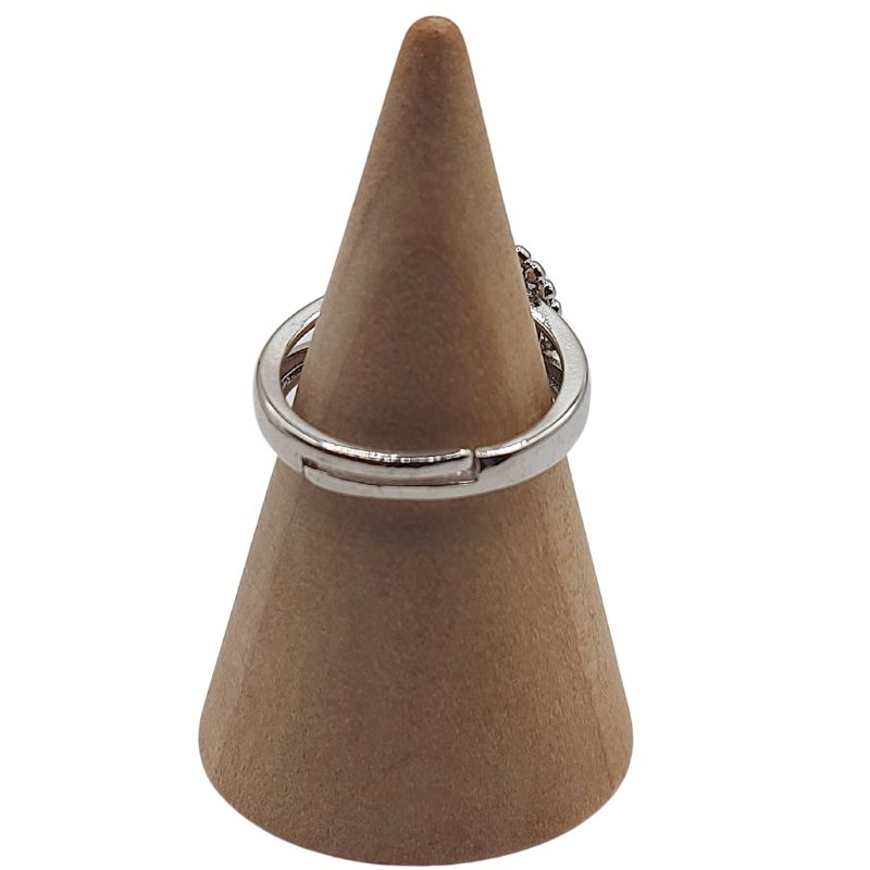 Bague Ronde Ajustable - Unakite