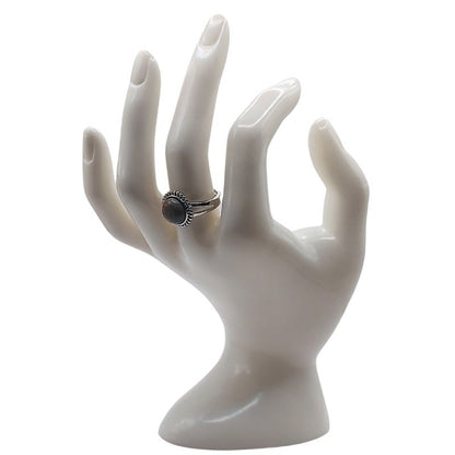 Bague Ronde Ajustable - Unakite