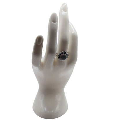 Bague Ronde Ajustable - Unakite