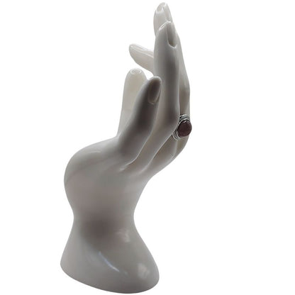 Bague Ronde Ajustable Mixte - Améthyste