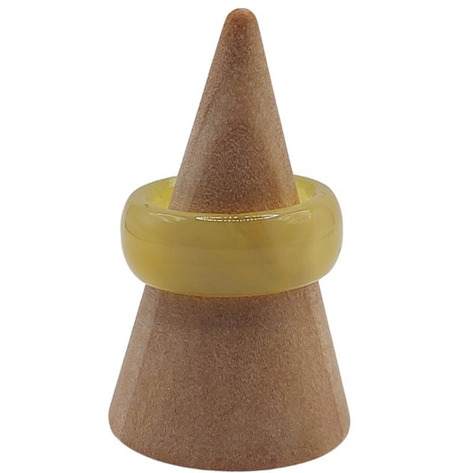 Bague en Agate Jaune