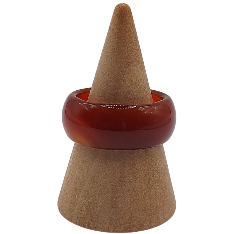 Bague en Agate Orange