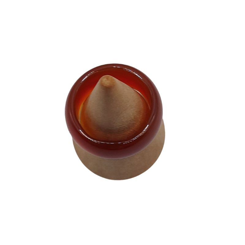 Bague en Agate Orange