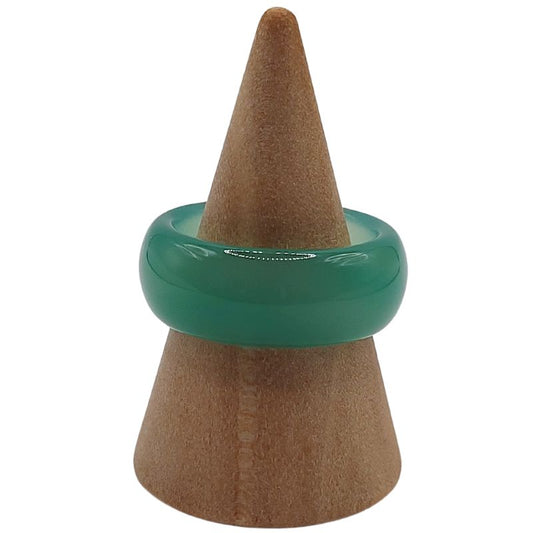 Bague en Agate Verte