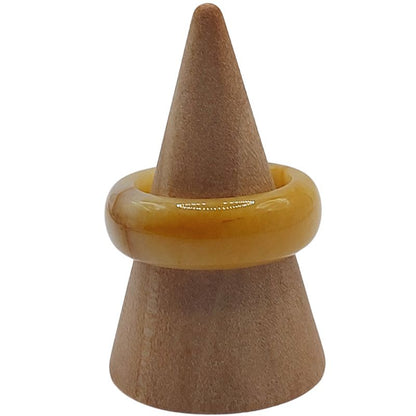 Bague en Jade Jaune