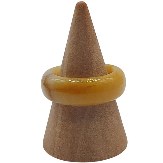 Bague en Jade Jaune
