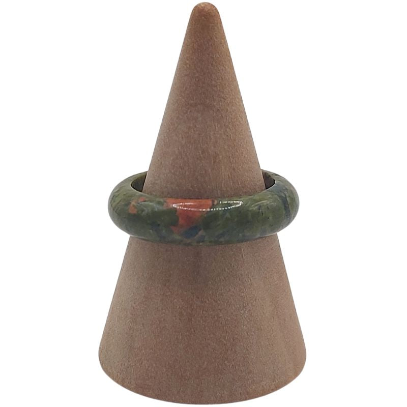 Bague en Unakite