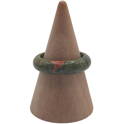 Bague en Unakite