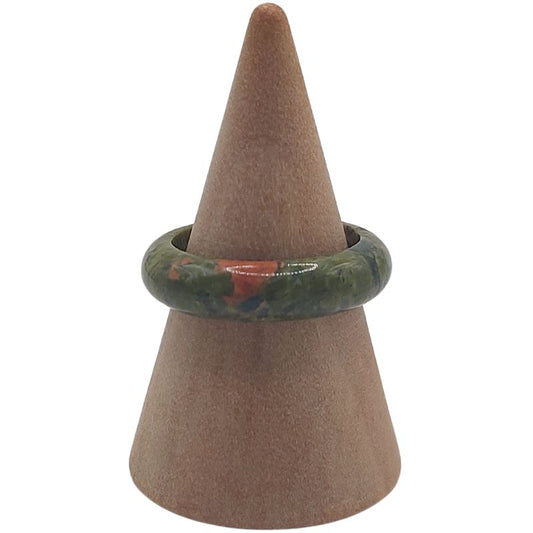 Bague en Unakite