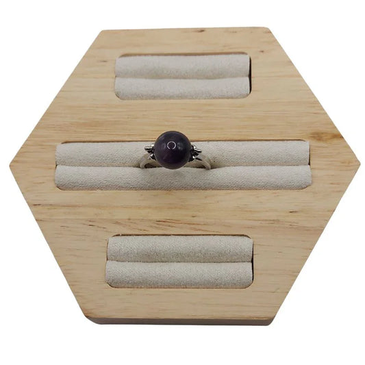 Bague Sphère en Améthyste - Qualité A