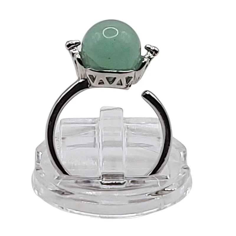 Bague Sphère en Aventurine - Qualité A